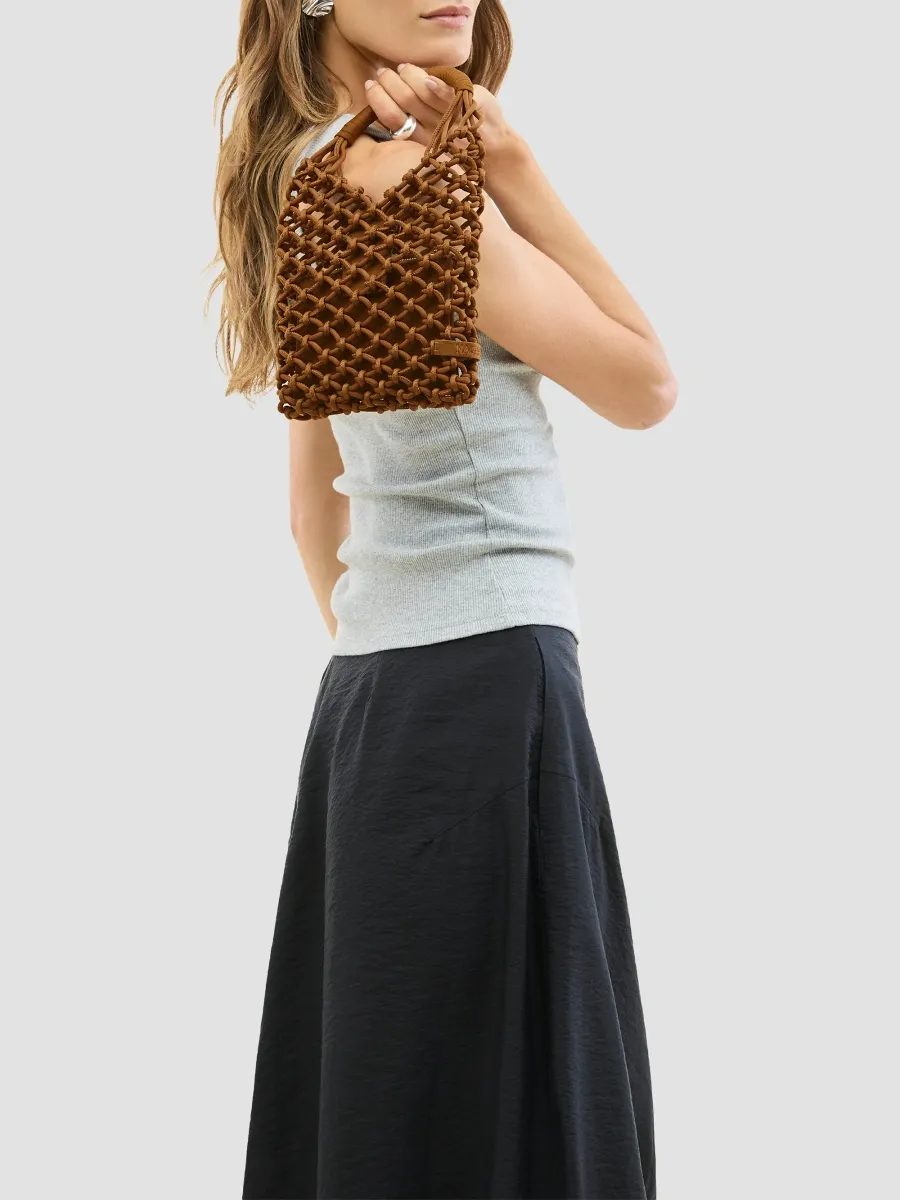 Naghedi Women's Isola Small Net Top Handle Bag | Thumbnail 3 Naghedi Women's Isola Small Net Top Handle Bag | Thumbnail 3