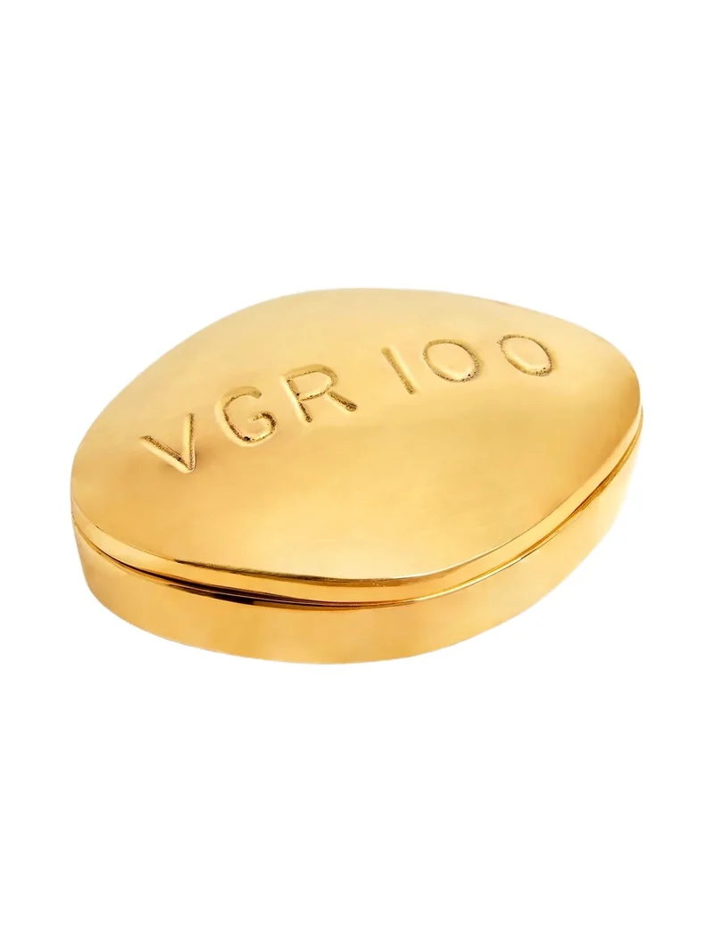 Jonathan Adler Viagra Brass Pill Box
