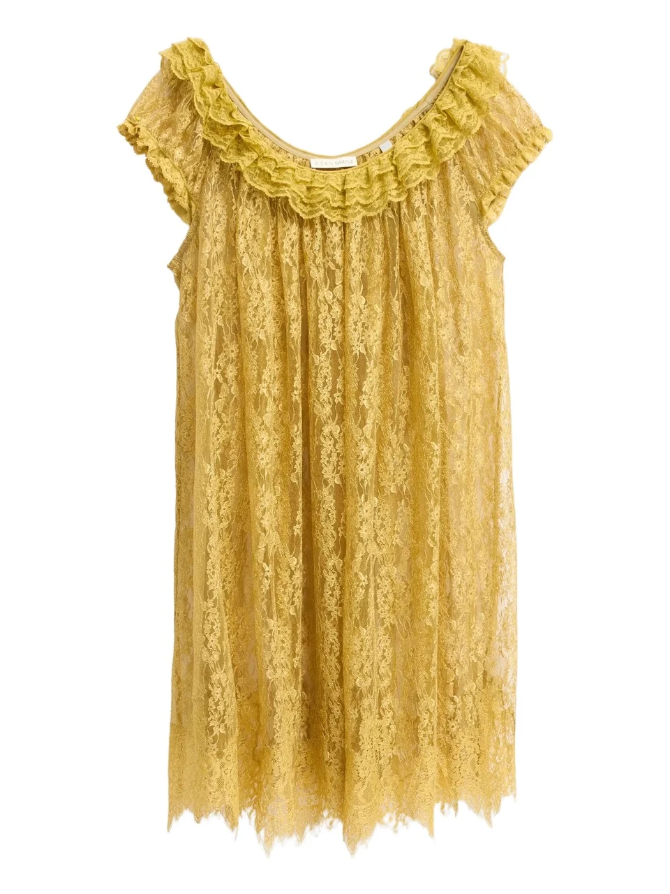 Women's Edie Lace Ruffle Mini Dress Women's Edie Lace Ruffle Mini Dress