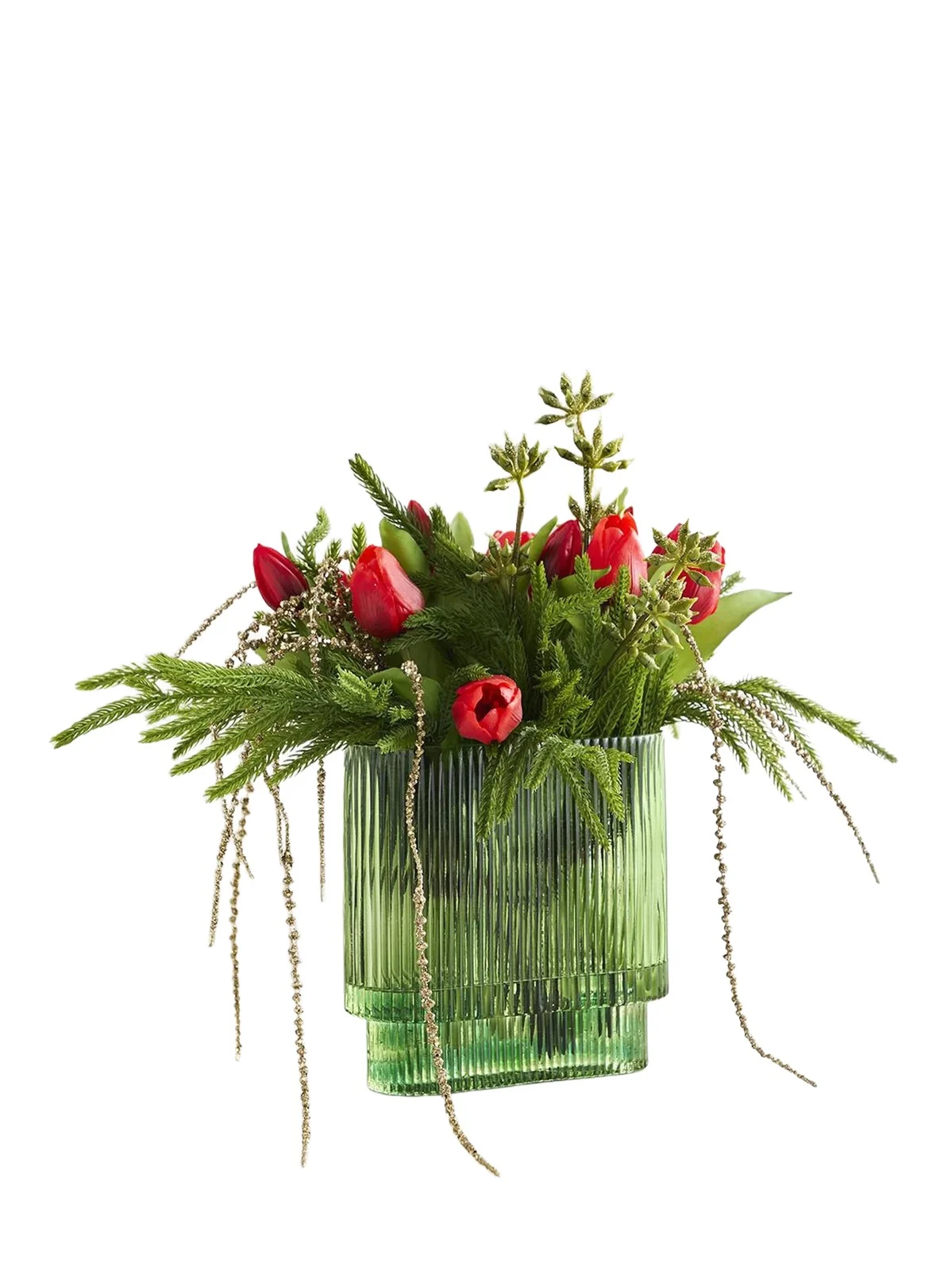 TC Floral Artificial Tulip Floral Arrangement