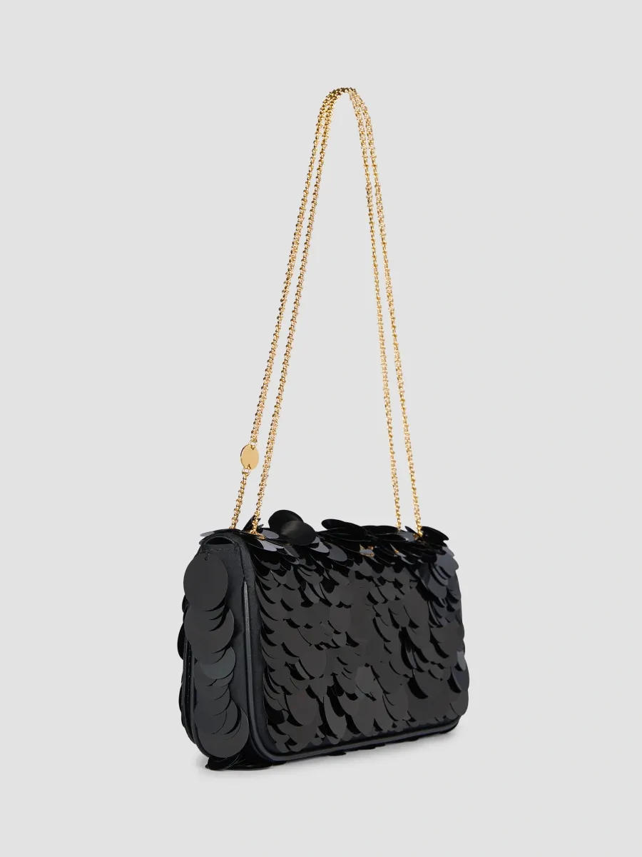 Rabanne Women's Sparkle Leather & Paillette Shoulder Bag | Thumbnail 6 Rabanne Women's Sparkle Leather & Paillette Shoulder Bag | Thumbnail 6