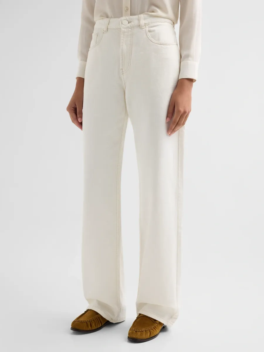 AMI PARIS Women's Mid-Rise Straight Jeans | Thumbnail 4 AMI PARIS Women's Mid-Rise Straight Jeans | Thumbnail 4