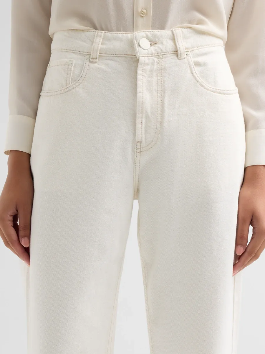 AMI PARIS Women's Mid-Rise Straight Jeans | Thumbnail 5 AMI PARIS Women's Mid-Rise Straight Jeans | Thumbnail 5