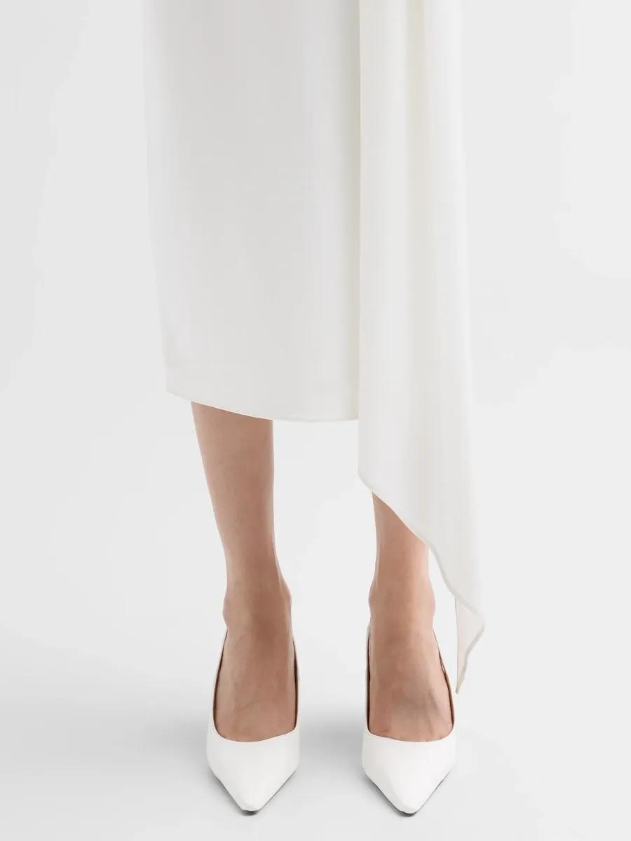 Stella McCartney Women's 80MM Croc-Embossed Cone-Heel Slingback Pumps | Thumbnail 2 Stella McCartney Women's 80MM Croc-Embossed Cone-Heel Slingback Pumps | Thumbnail 2