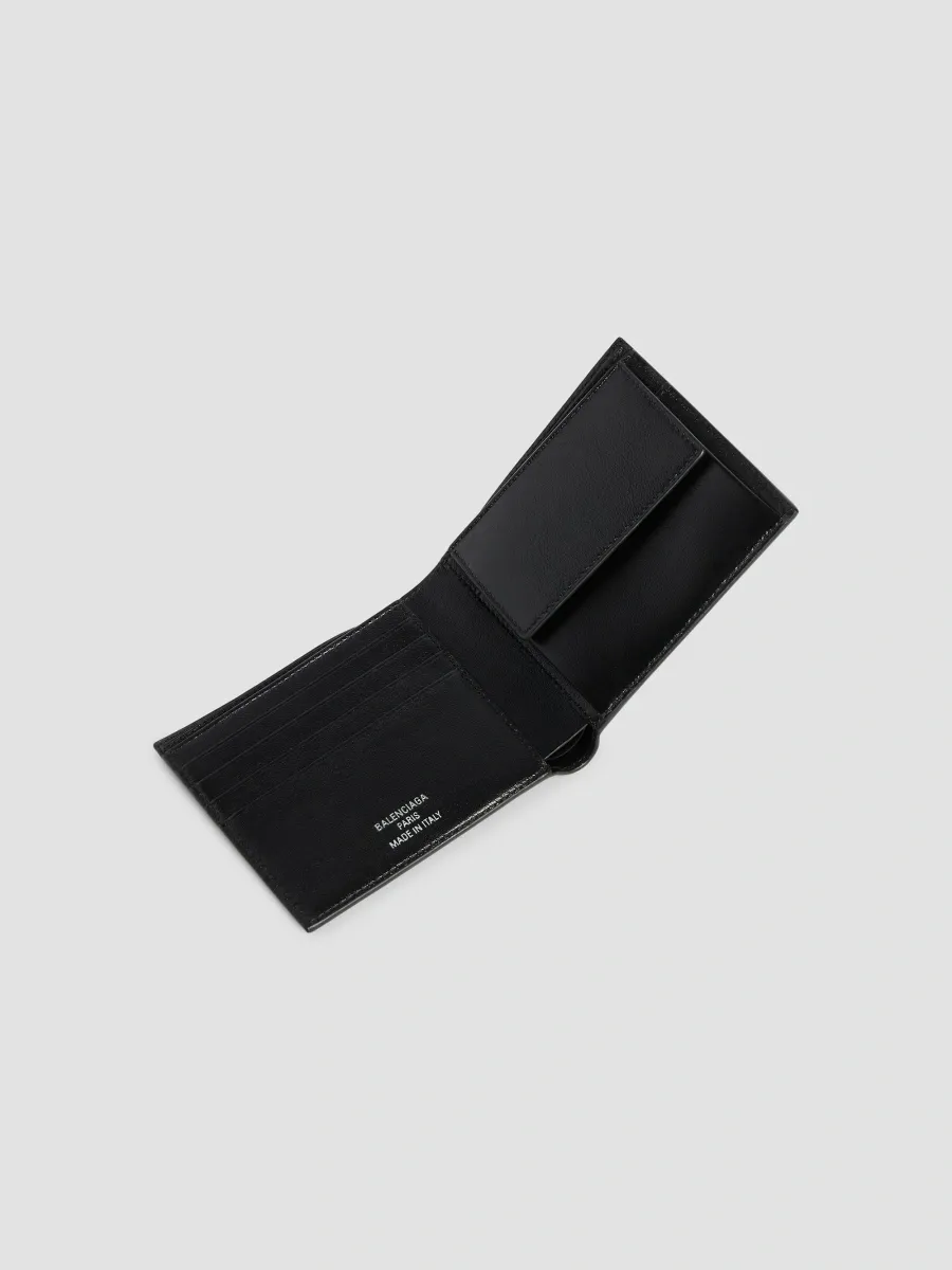 Balenciaga Men's Shopper Square Folded Coin Wallet | Thumbnail 3 Balenciaga Men's Shopper Square Folded Coin Wallet | Thumbnail 3
