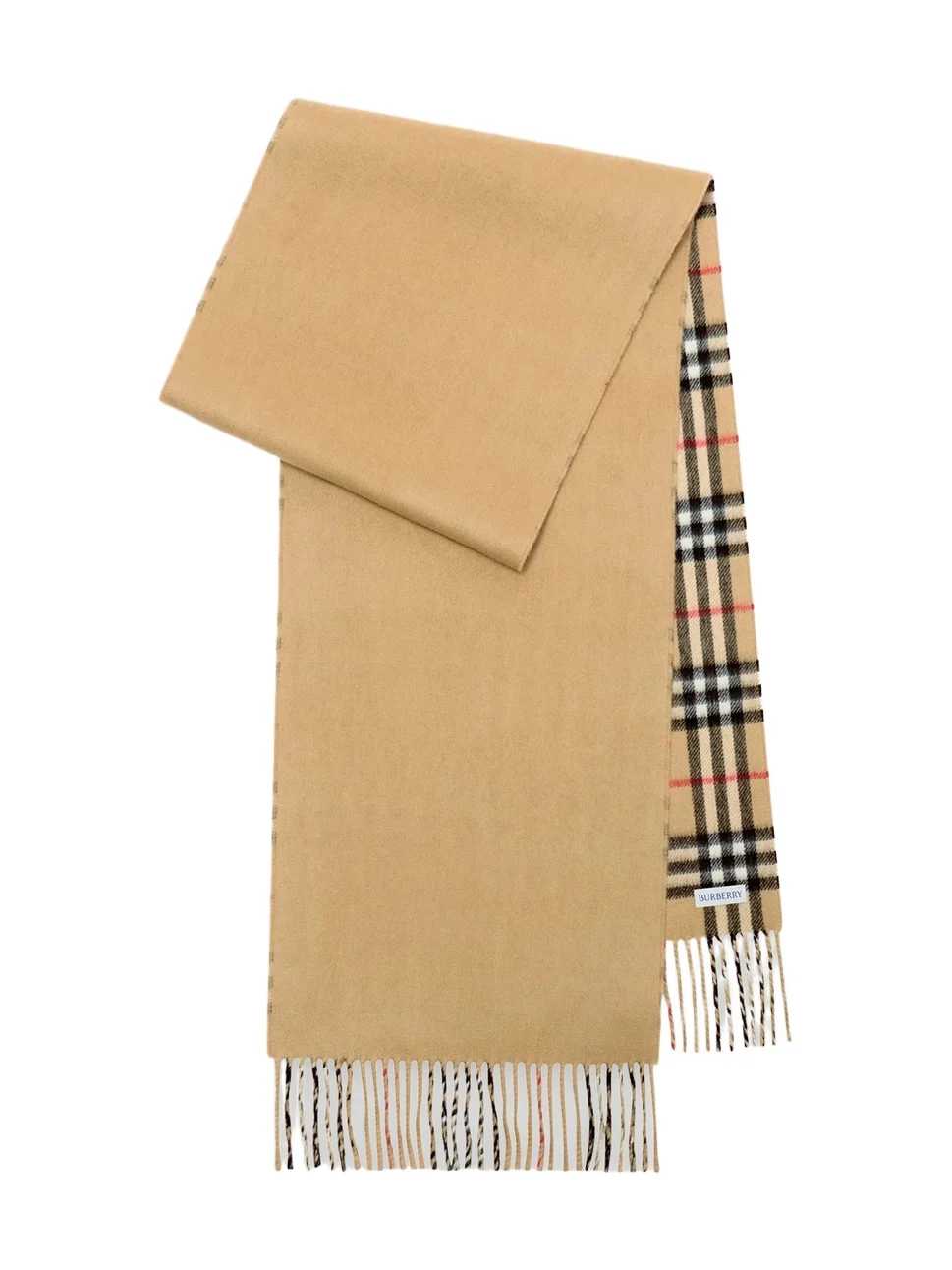 Women's Check-Solid Cashmere Scarf Women's Check-Solid Cashmere Scarf