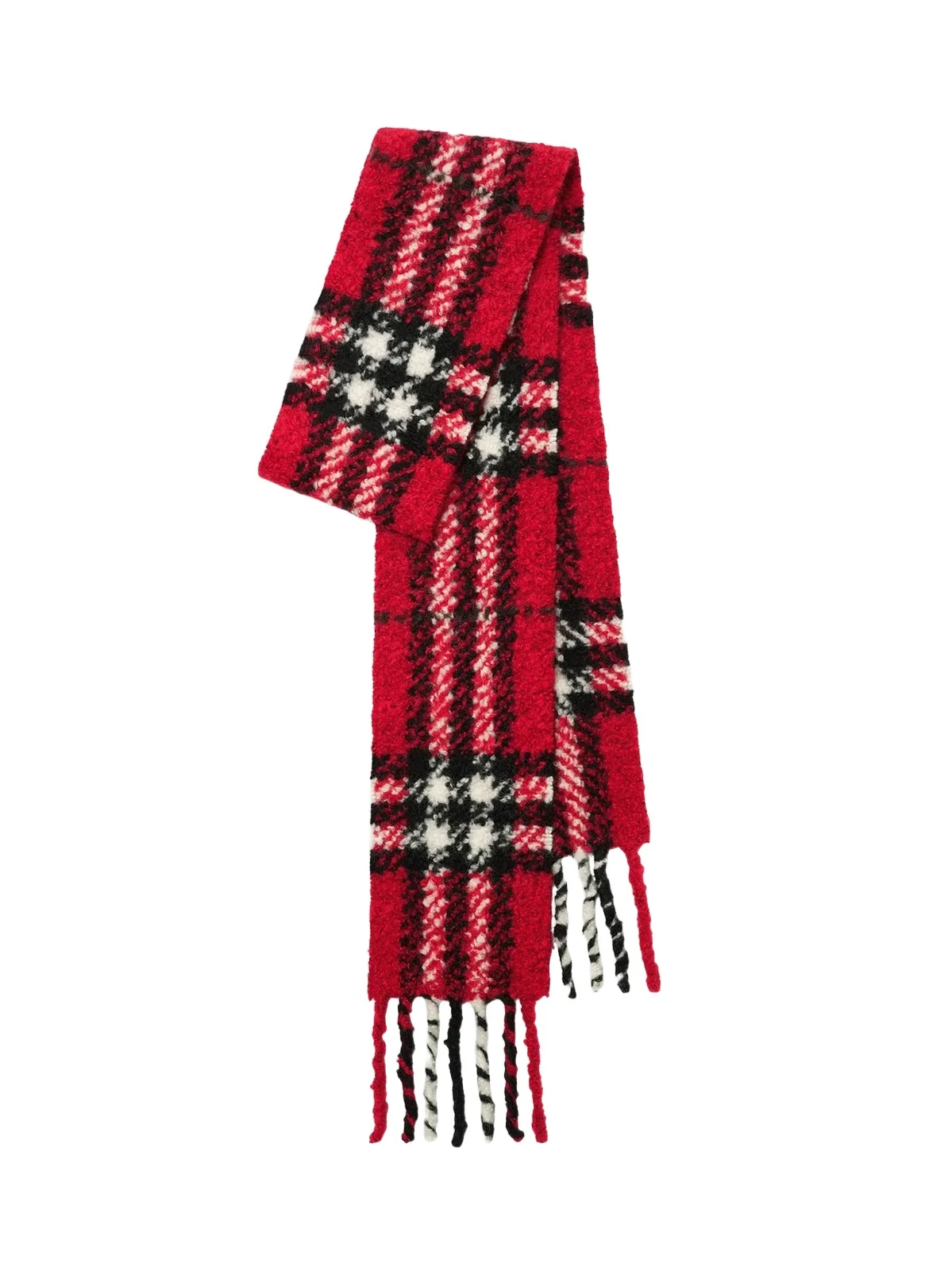 Burberry Women's Check Alpaca-Wool-Blend Narrow Scarf