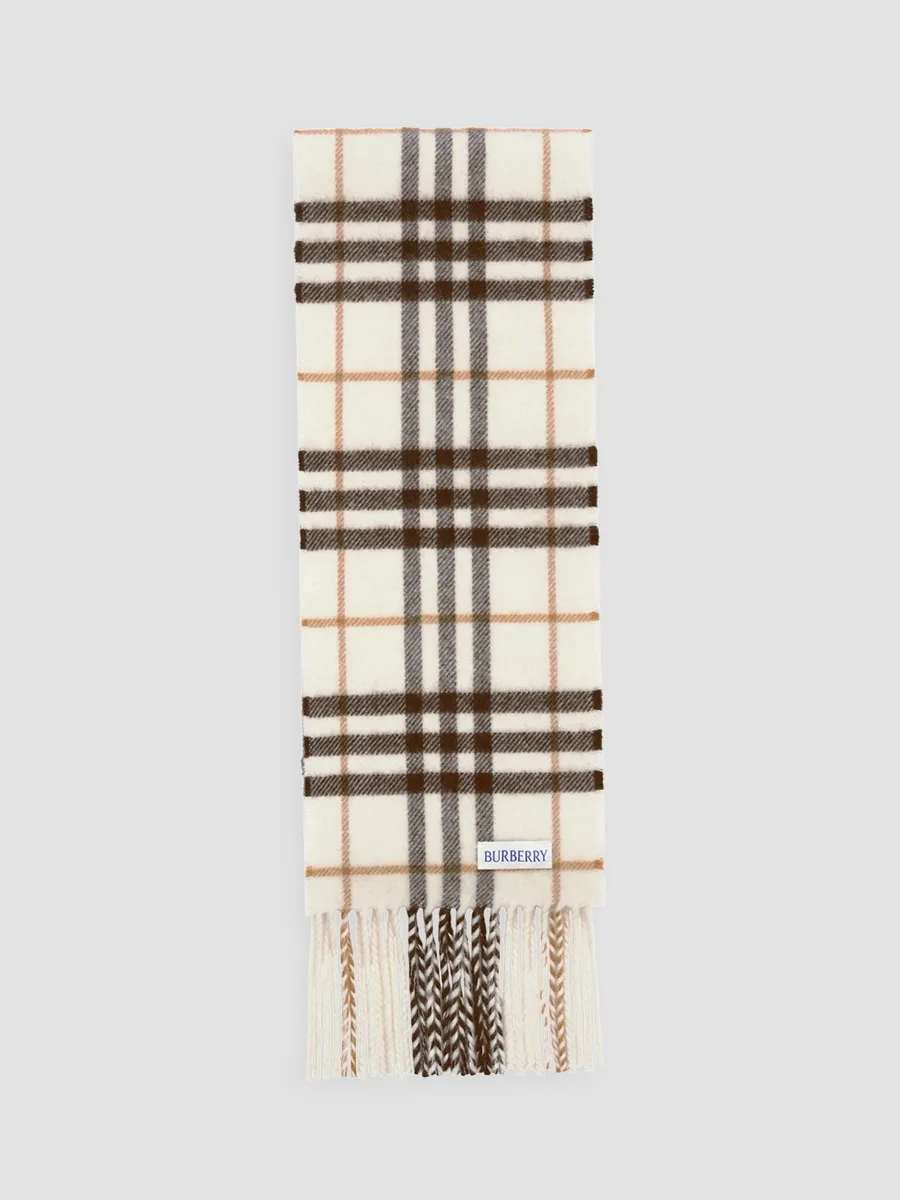 Burberry Women's Check Cashmere Scarf | Thumbnail 2 Burberry Women's Check Cashmere Scarf | Thumbnail 2