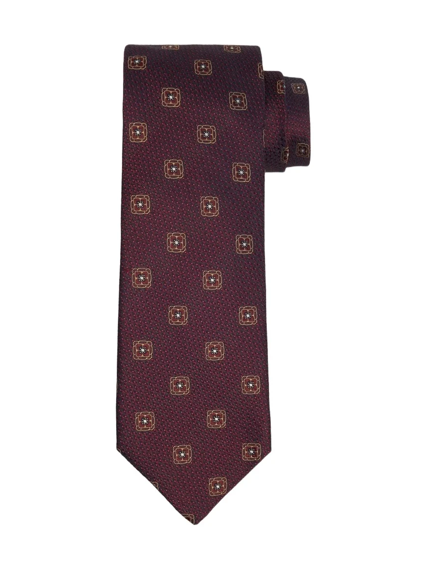 Canali Men's Spaced Medallion Silk Tie