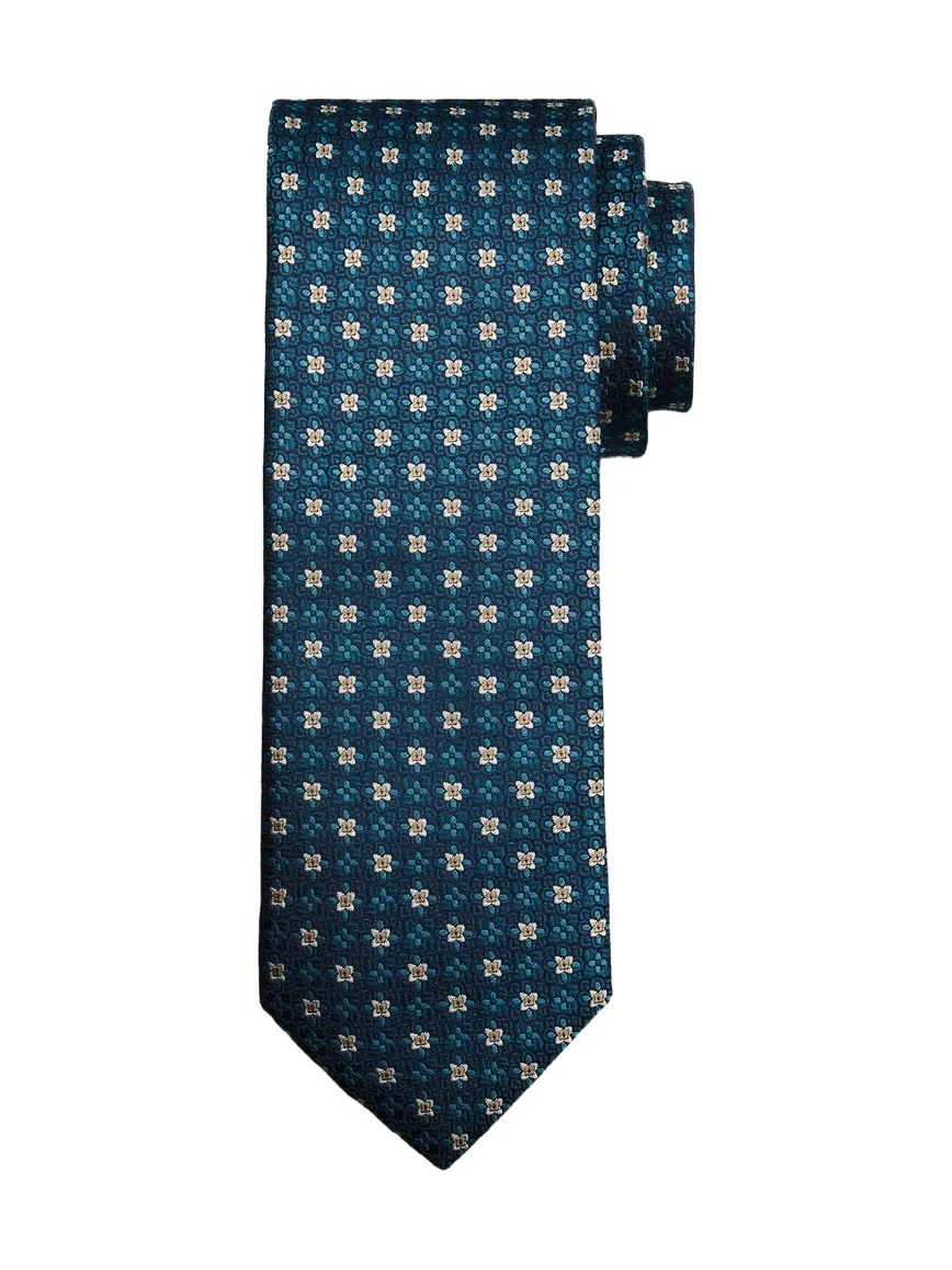 Canali Men's Flower Medallion Silk Tie