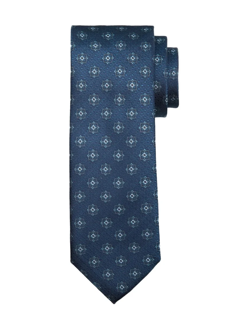 Canali Men's Busy Medallion Silk Tie