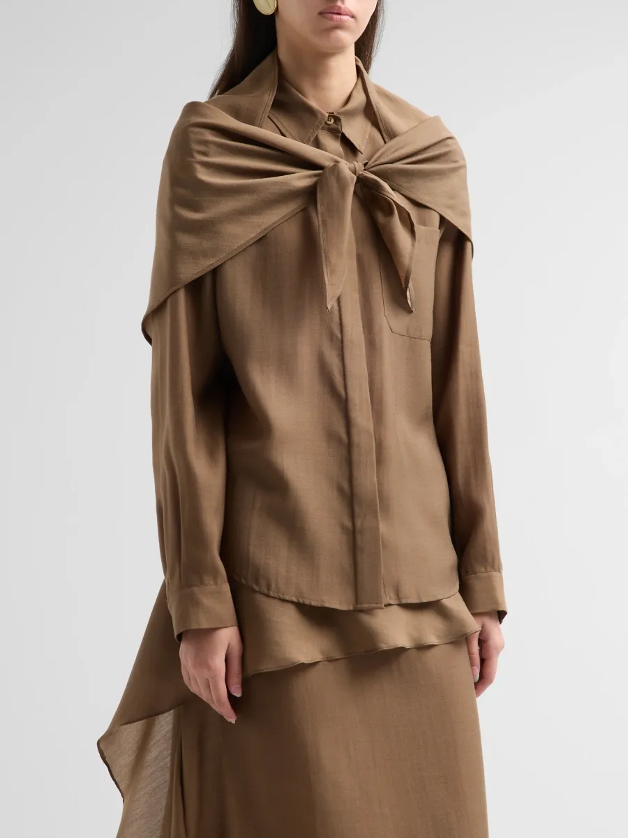 The Garment Women's Eleanor Scarf Shirt | Thumbnail 4 The Garment Women's Eleanor Scarf Shirt | Thumbnail 4