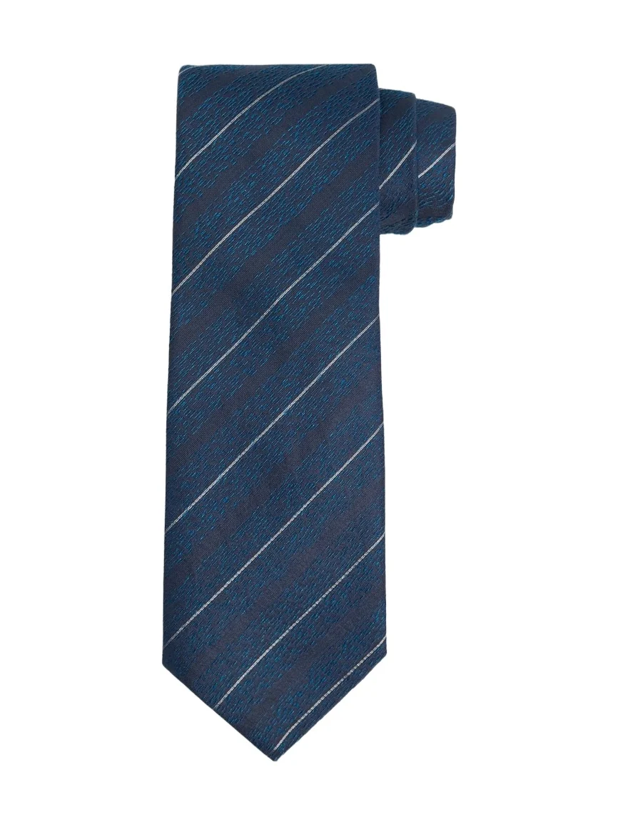 Canali Men's Retro Striped Silk Tie