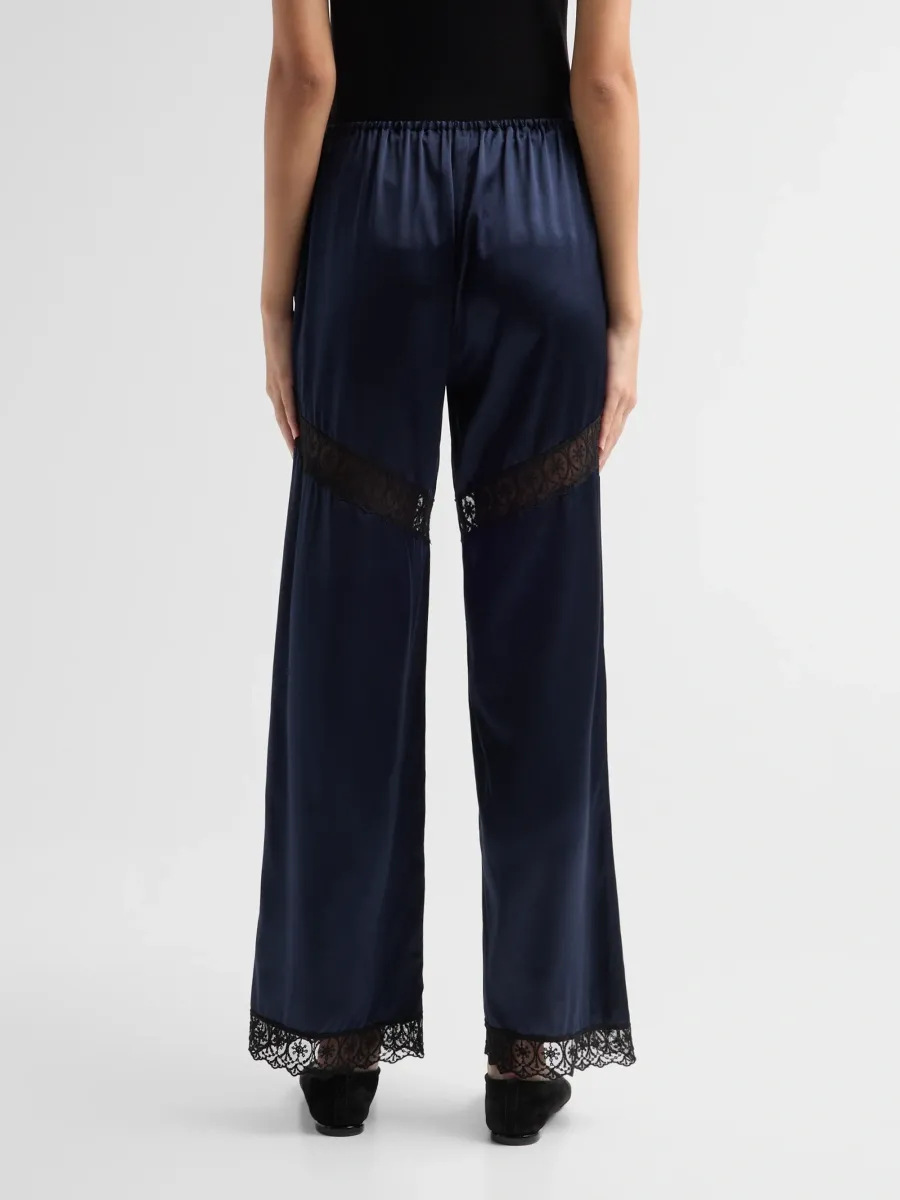 The Garment Women's Cata Stretch-Silk Lace-Trim Pants | Thumbnail 3