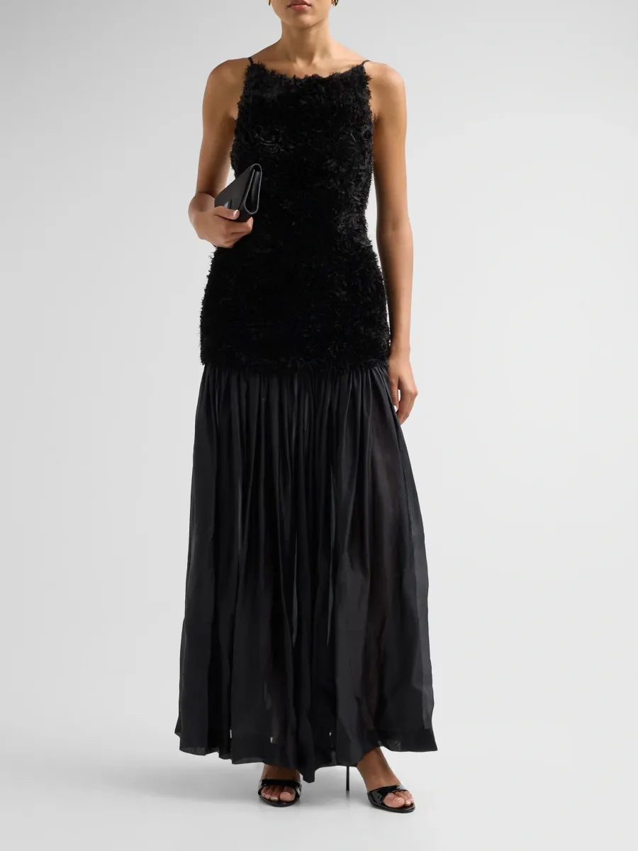 The Garment Women's Hydra Rosette Drop-Waist Gown | Thumbnail 2 The Garment Women's Hydra Rosette Drop-Waist Gown | Thumbnail 2
