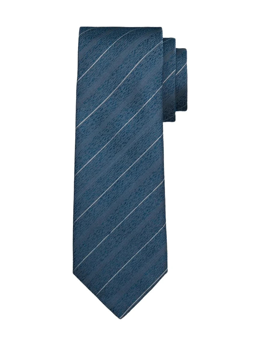 Canali Men's Retro Striped Silk Tie