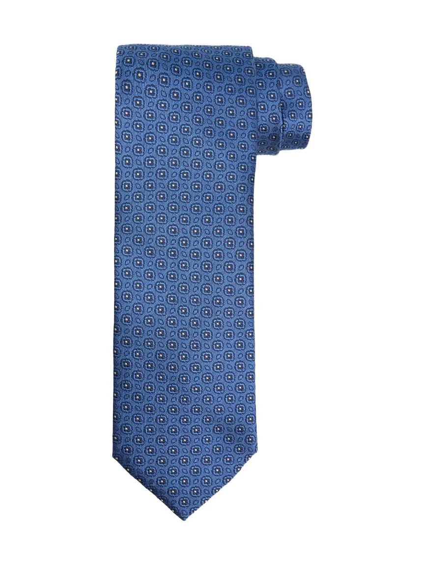 Canali Men's Small Medallion Silk Tie