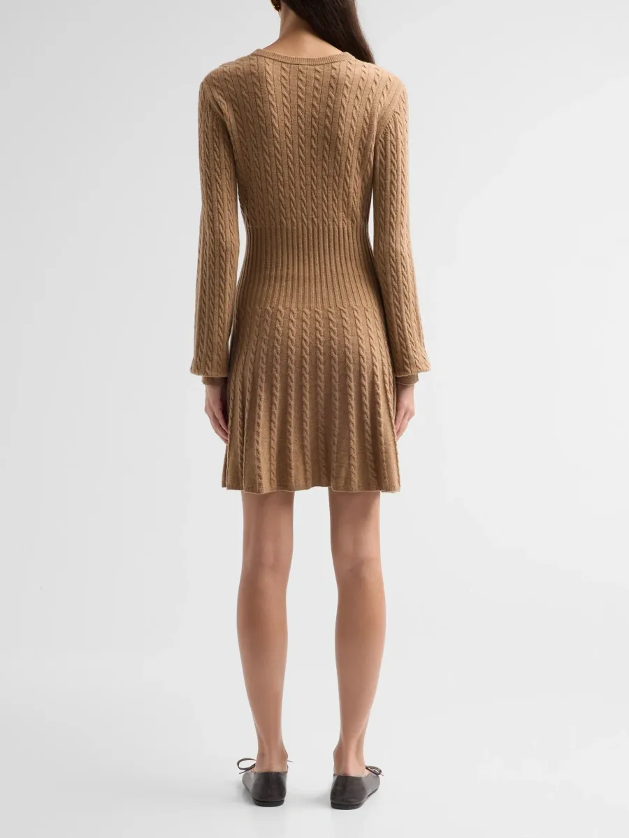 The Garment Women's Como Cable-Knit Wool-Cashmere Dress | Thumbnail 3