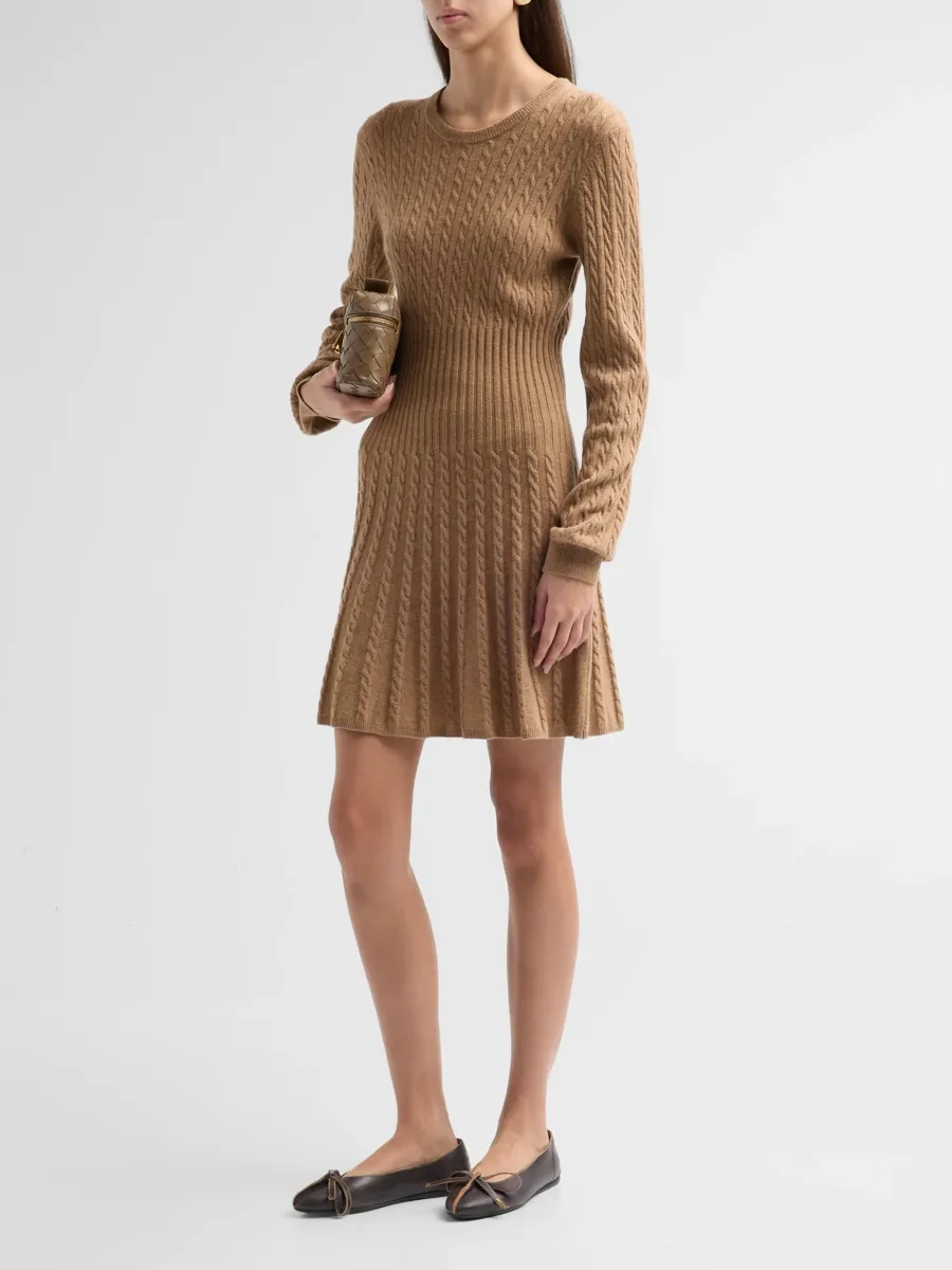 The Garment Women's Como Cable-Knit Wool-Cashmere Dress | Thumbnail 4