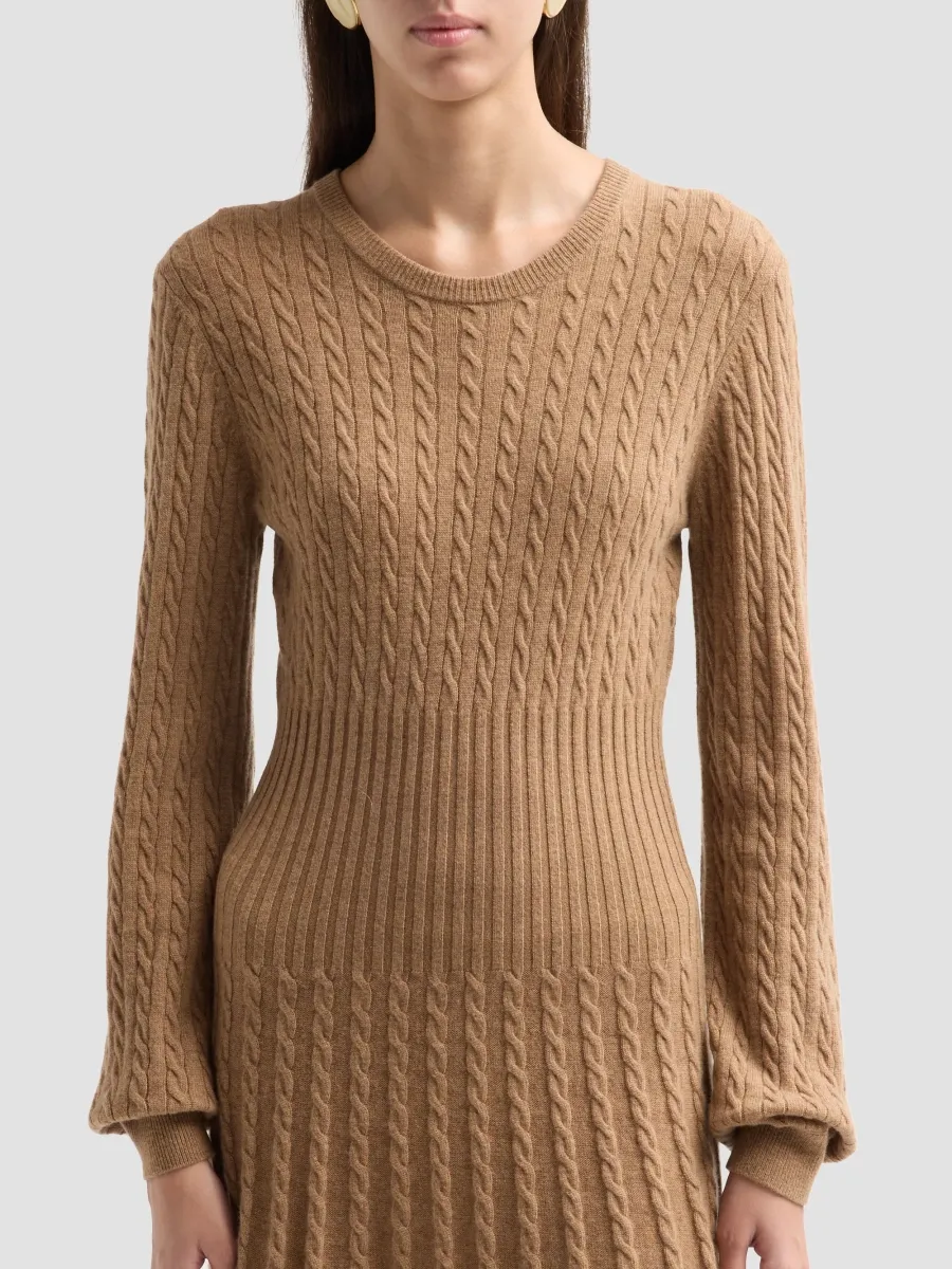 The Garment Women's Como Cable-Knit Wool-Cashmere Dress | Thumbnail 5