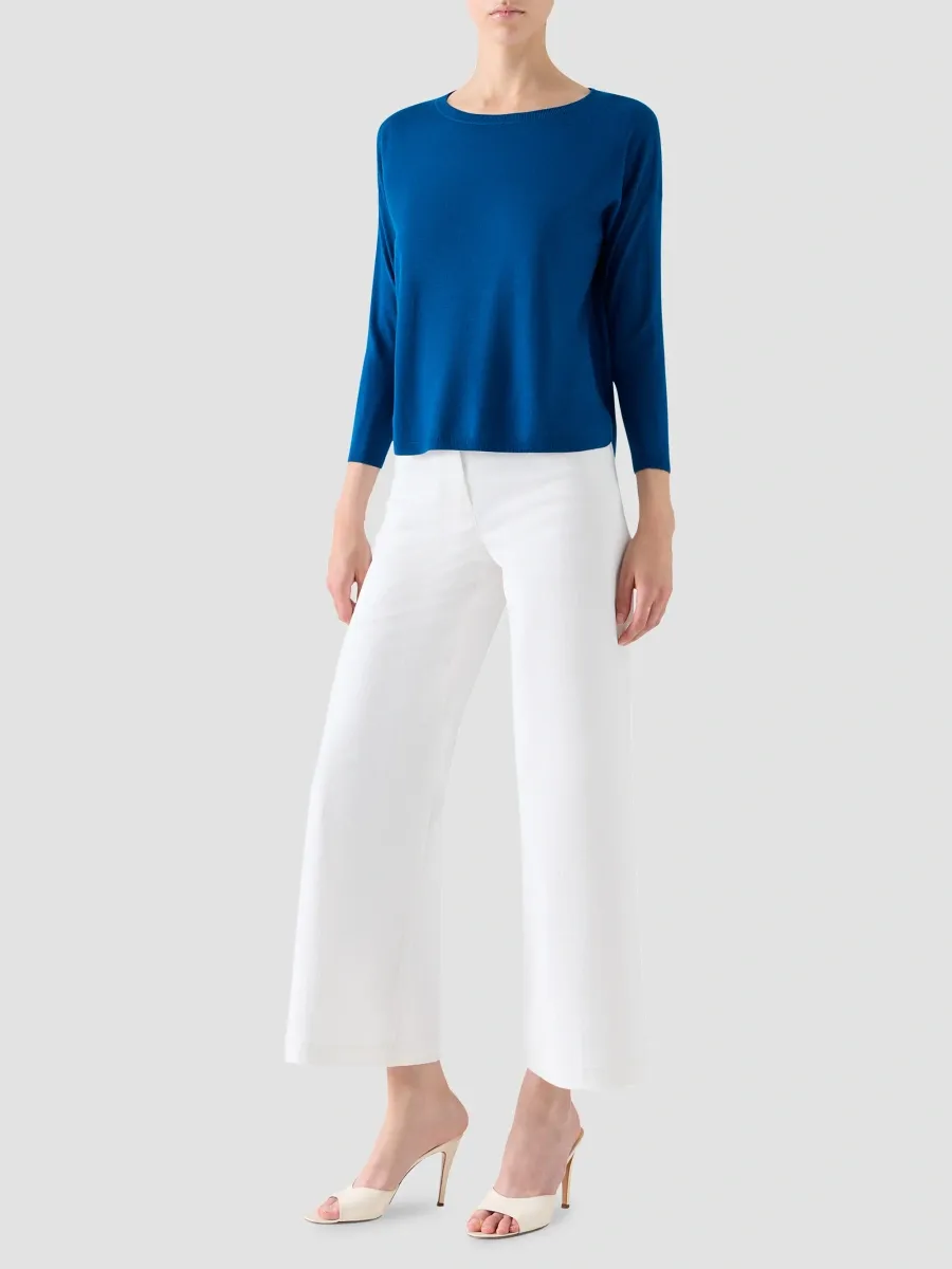Akris punto Women's Merino Wool Boatneck Sweater | Thumbnail 2