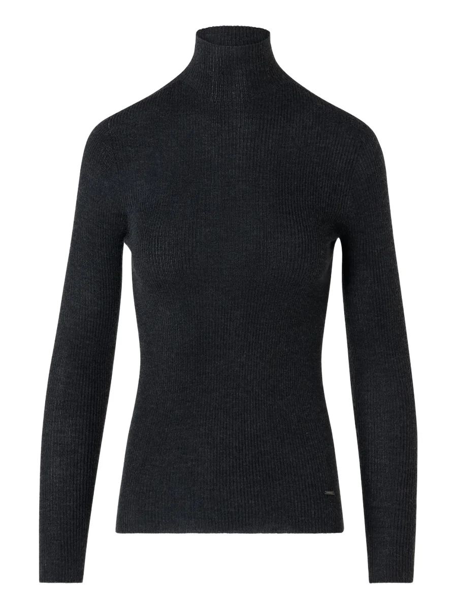 Women's Rib-Knit Cashmere-Silk Turtleneck Sweater Women's Rib-Knit Cashmere-Silk Turtleneck Sweater