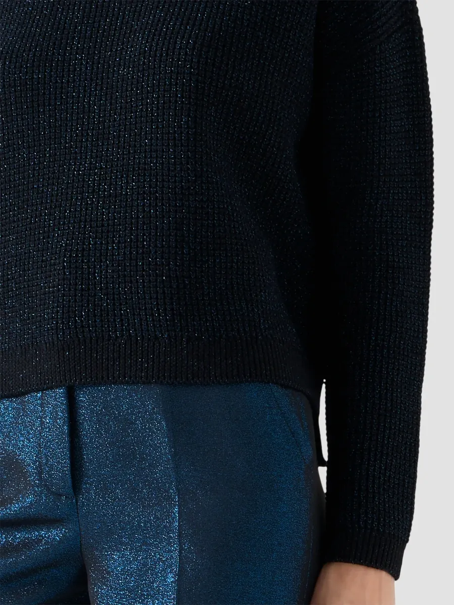 Akris punto Women's Metallic Wool-Blend Sweater | Thumbnail 5