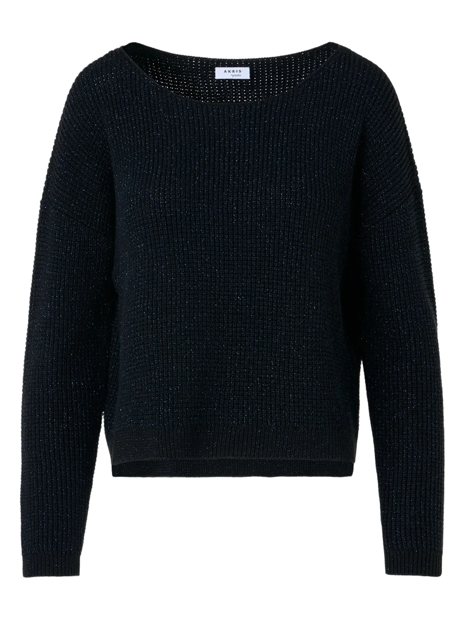 Akris punto Women's Metallic Wool-Blend Sweater