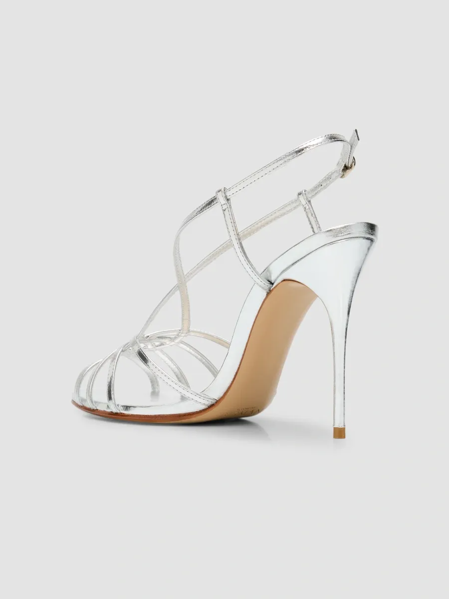 Alexandre Birman Women's Kim 100MM Strappy Leather Sandals | Thumbnail 4 Alexandre Birman Women's Kim 100MM Strappy Leather Sandals | Thumbnail 4