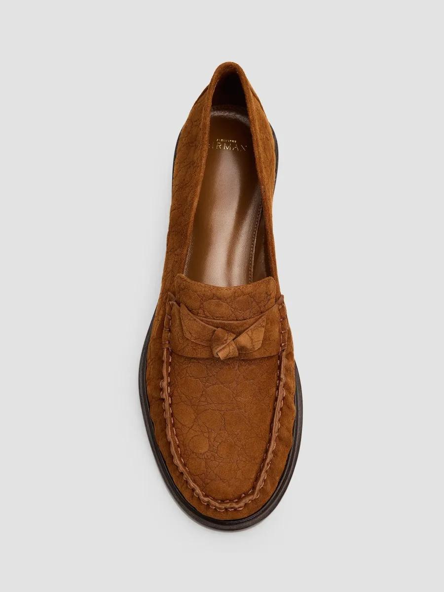 Alexandre Birman Women's Soft Croc-Embossed Suede Loafers | Thumbnail 6 Alexandre Birman Women's Soft Croc-Embossed Suede Loafers | Thumbnail 6
