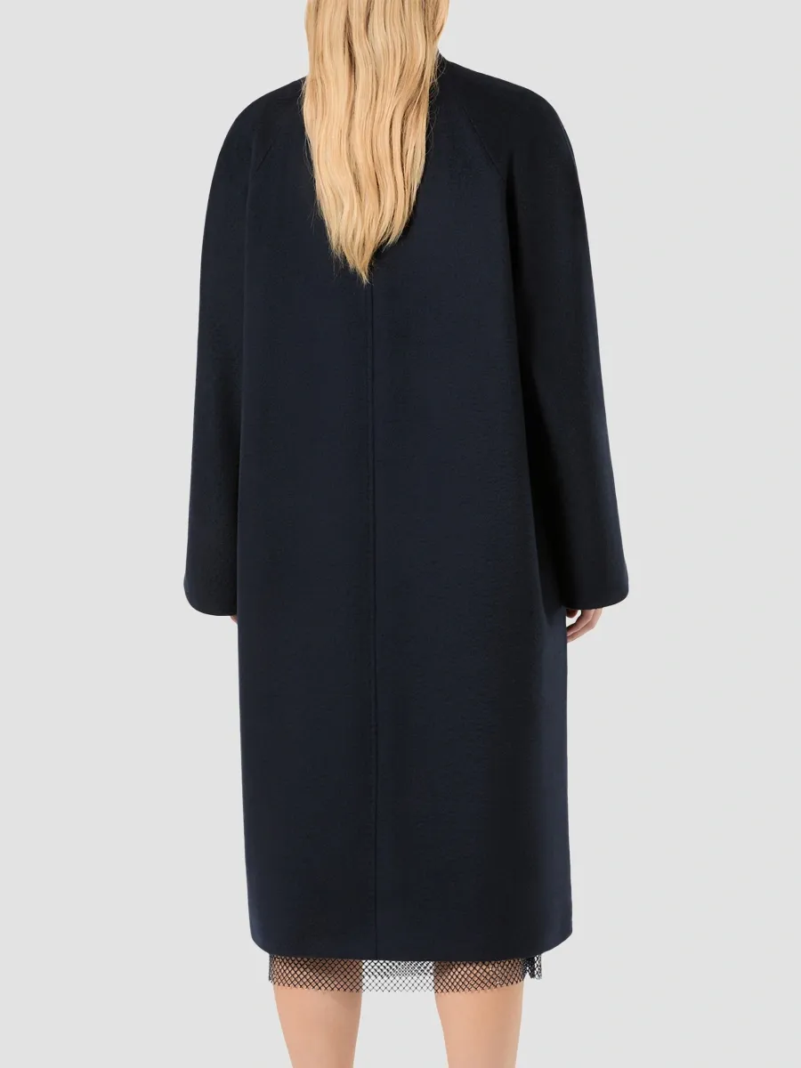 Marina Rinaldi Women's Wool Broadcloth Coat | Thumbnail 4 Marina Rinaldi Women's Wool Broadcloth Coat | Thumbnail 4