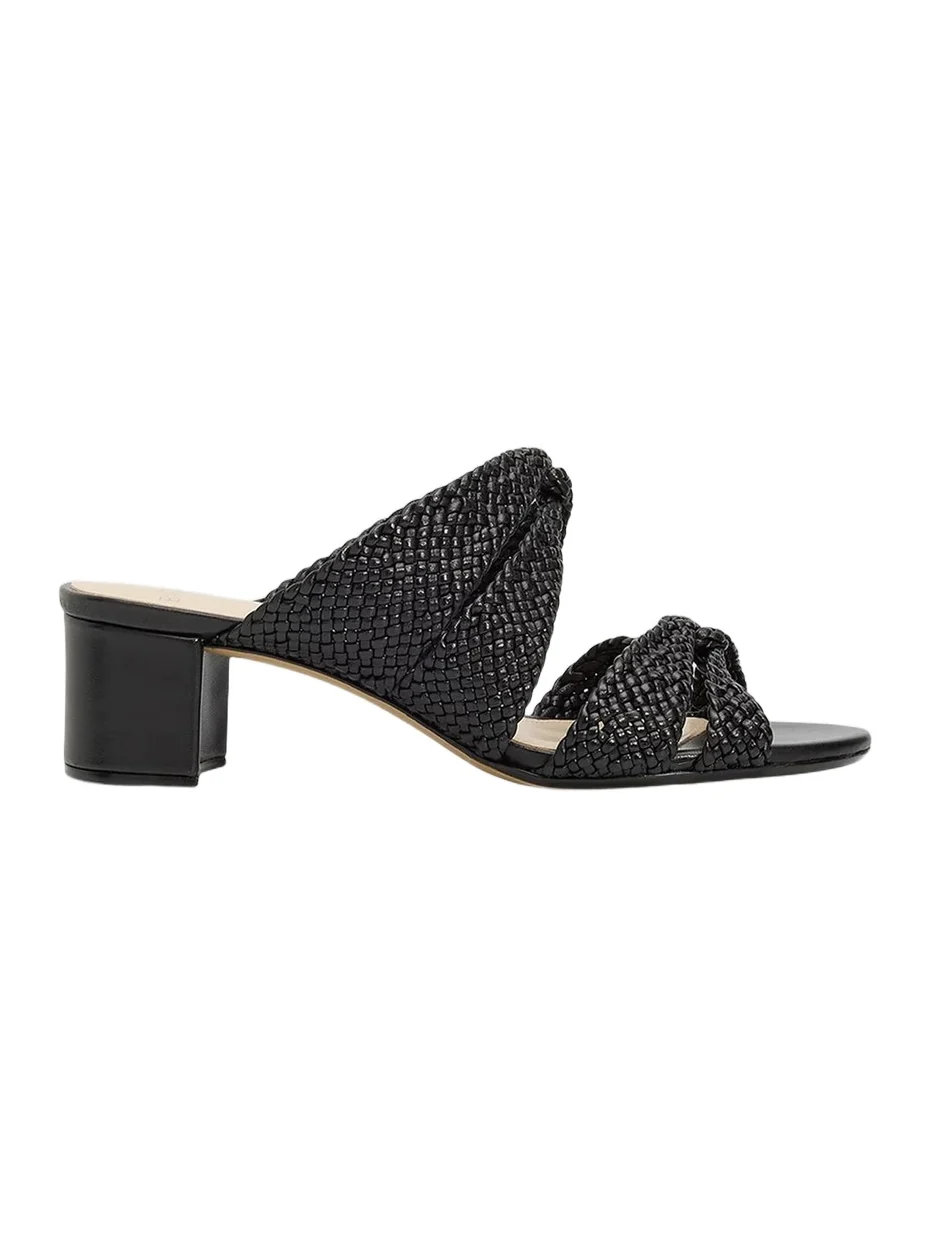 Alexandre Birman Women's Sabrina 45MM Leather Block-Heel Mules