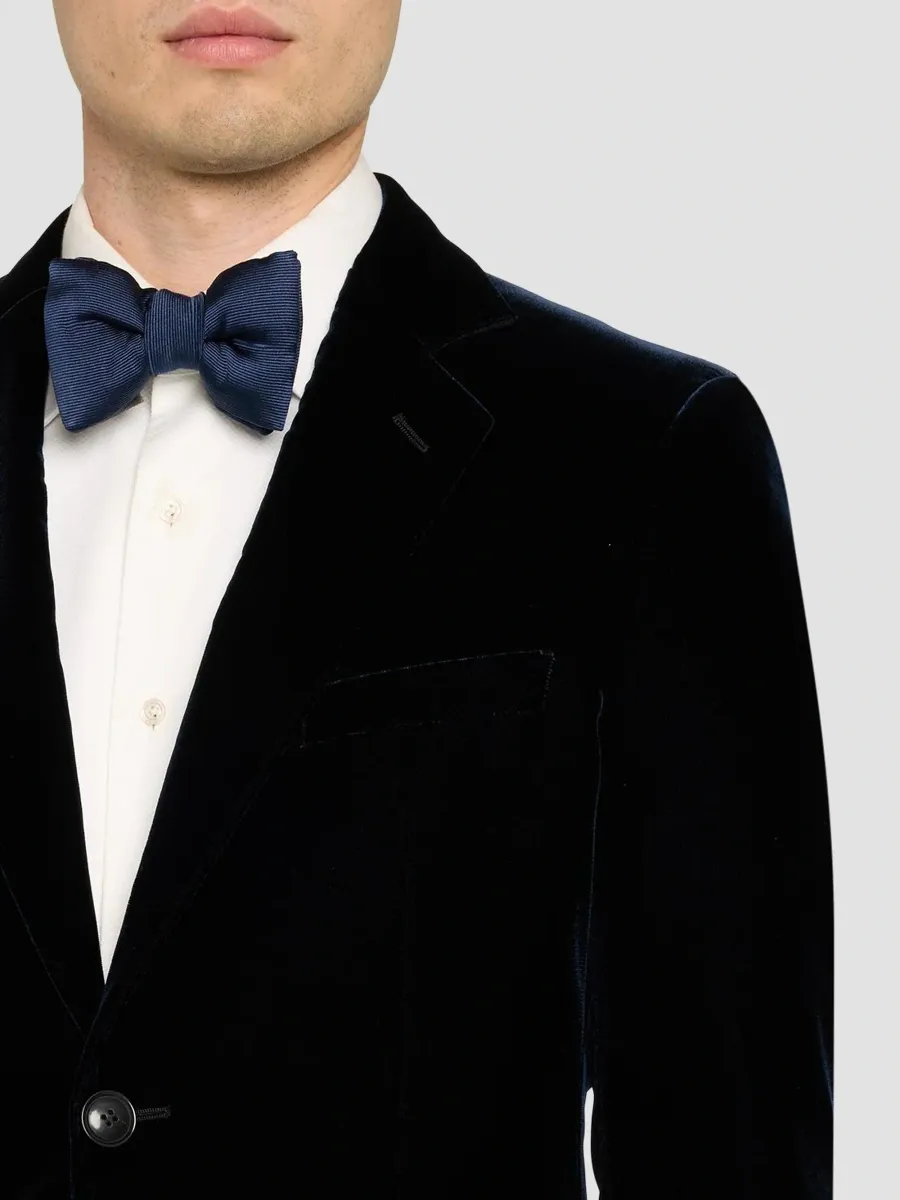 Giorgio Armani Men's Velvet Single-Breasted Velvet Dinner Jacket | Thumbnail 9 Giorgio Armani Men's Velvet Single-Breasted Velvet Dinner Jacket | Thumbnail 9