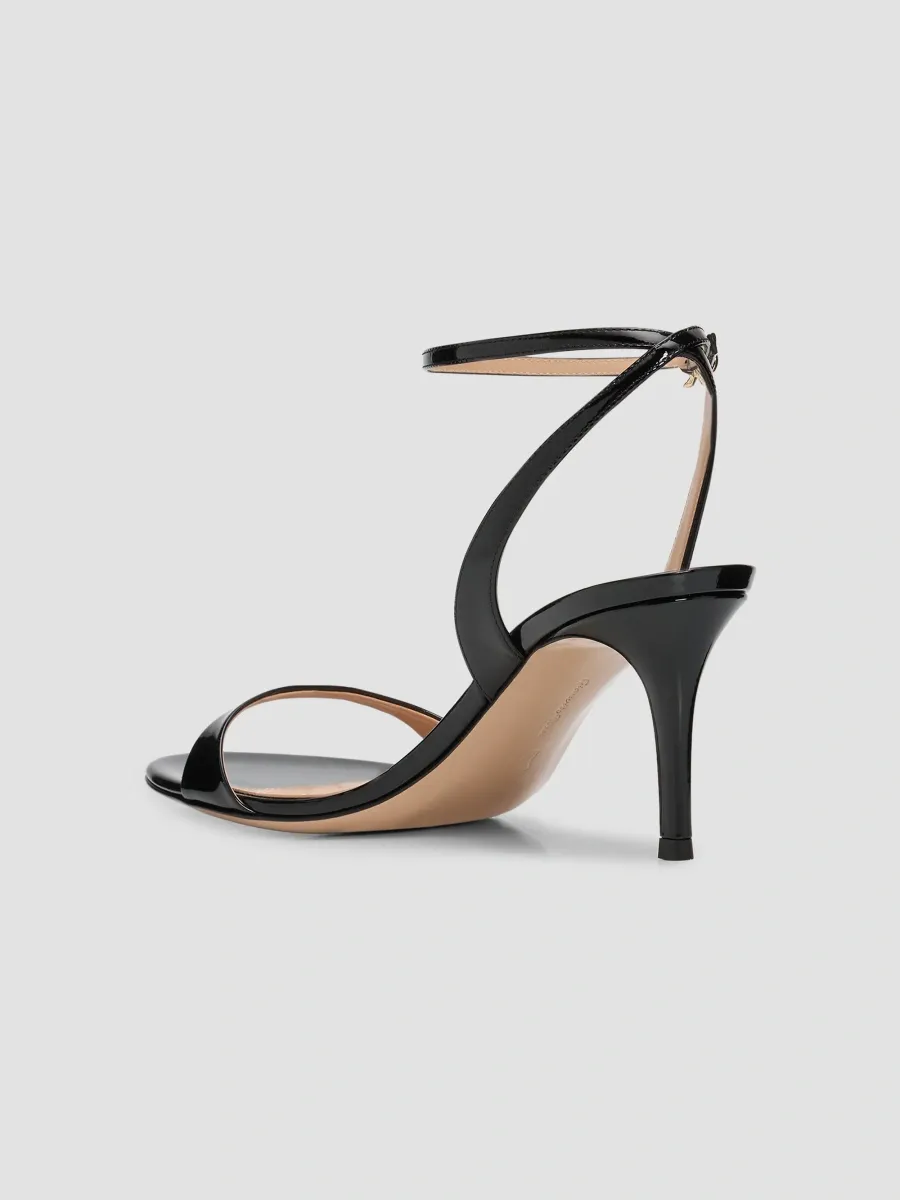 Gianvito Rossi Women's Vernice 70MM Patent Leather Sandals | Thumbnail 4 Gianvito Rossi Women's Vernice 70MM Patent Leather Sandals | Thumbnail 4
