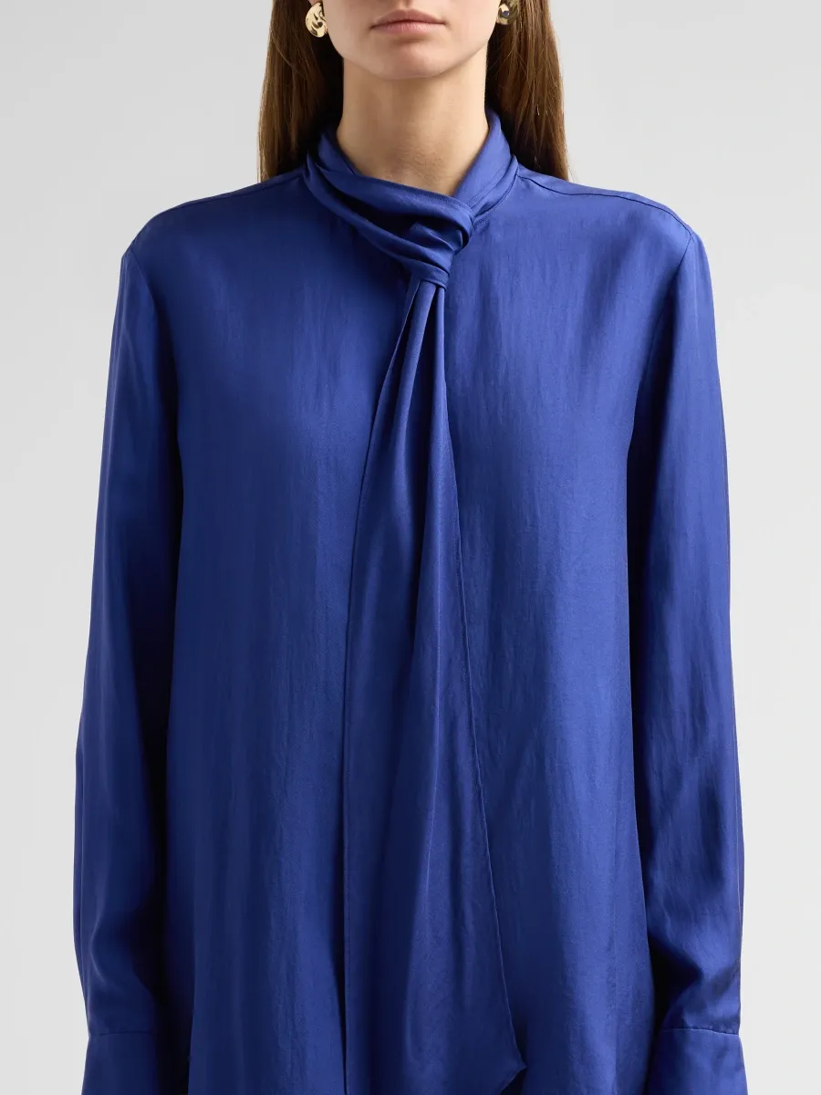 Zimmermann Women's Silk Twill Knot Blouse | Thumbnail 5 Zimmermann Women's Silk Twill Knot Blouse | Thumbnail 5