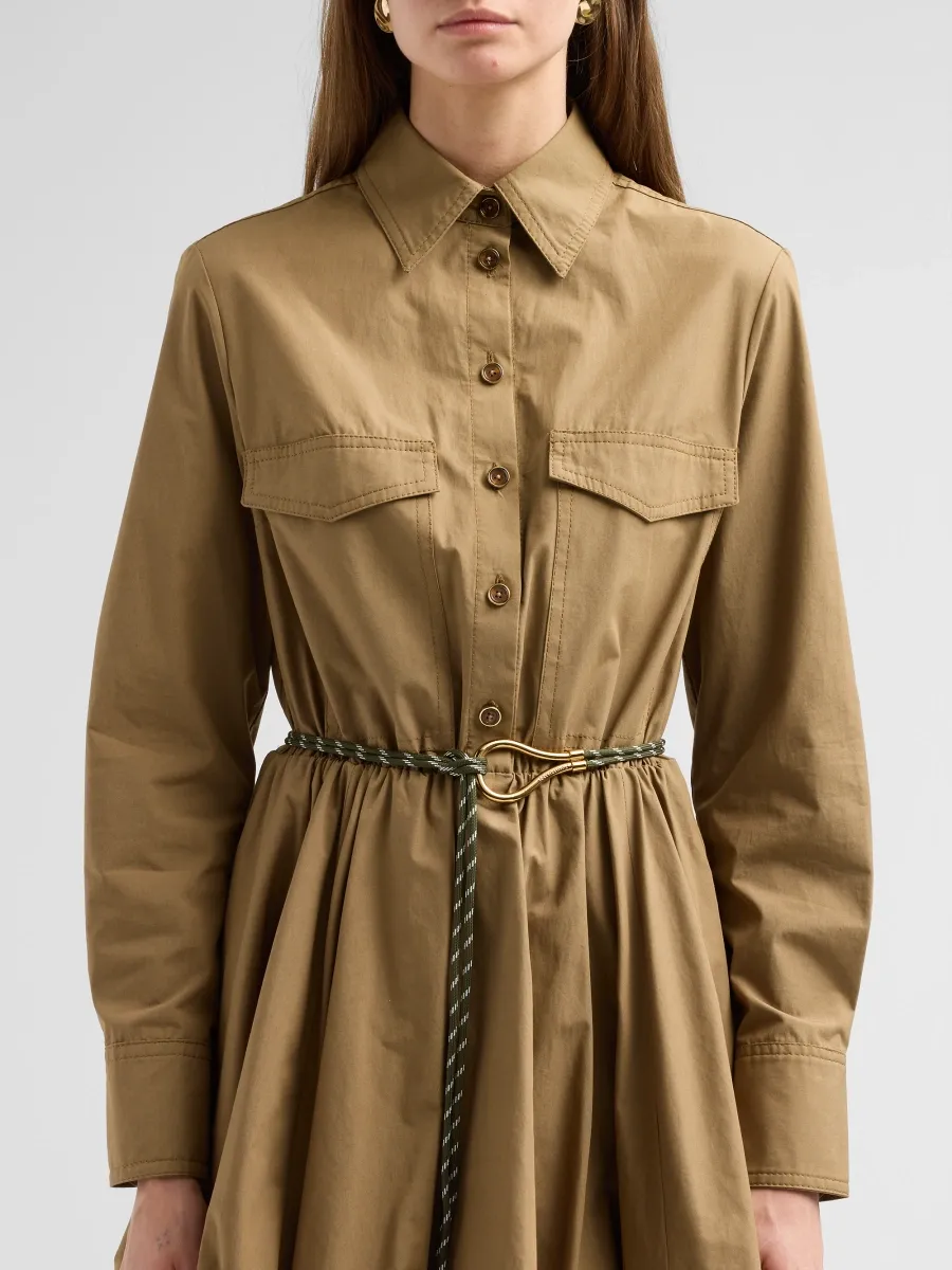Zimmermann Women's Clash Poplin Shirtdress | Thumbnail 5