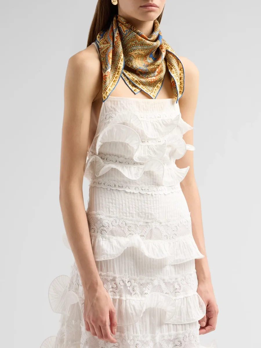 Zimmermann Women's Paisley Silk Foulard Scarf | Thumbnail 3