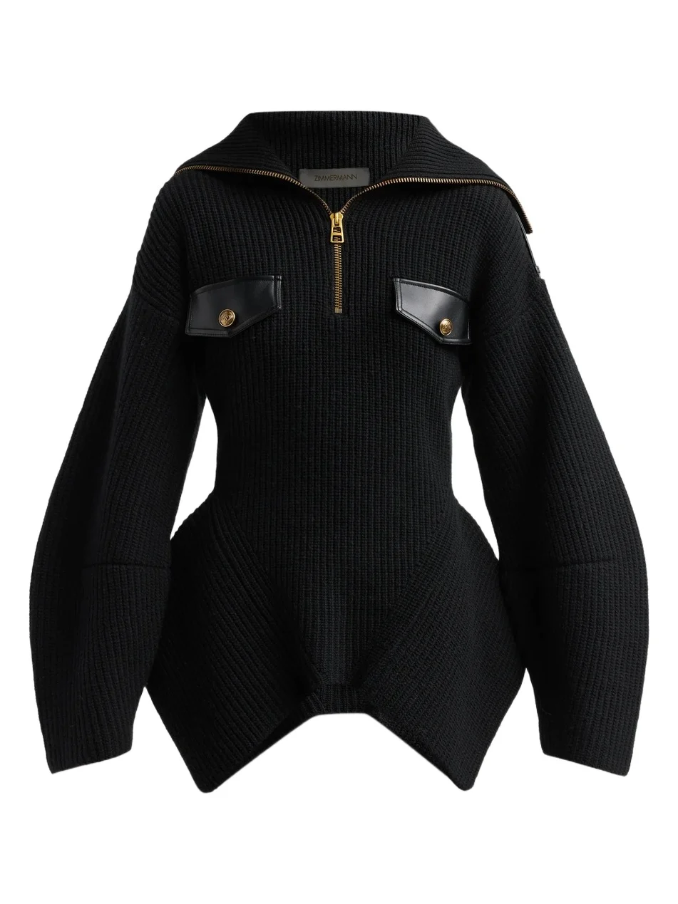 Women's Clash Wool Utility Sweater Women's Clash Wool Utility Sweater