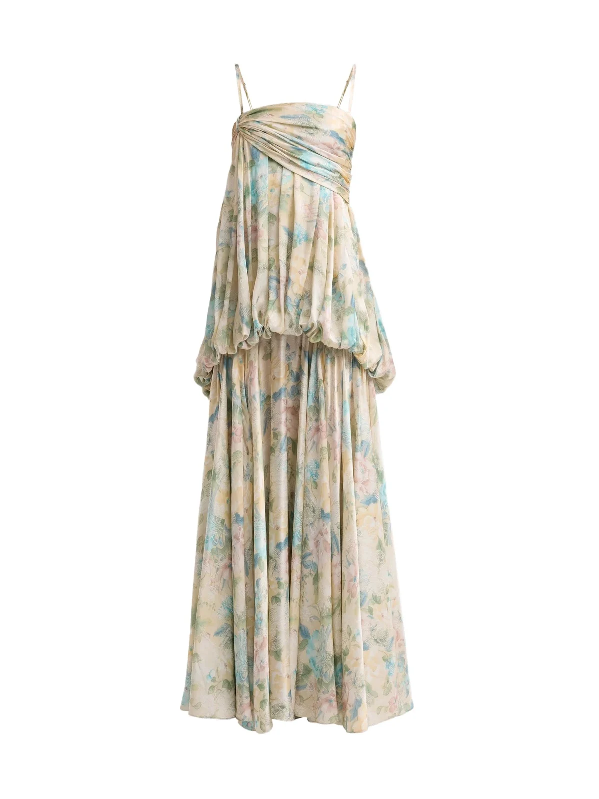 Women's Clash Billow Maxi Dress Women's Clash Billow Maxi Dress