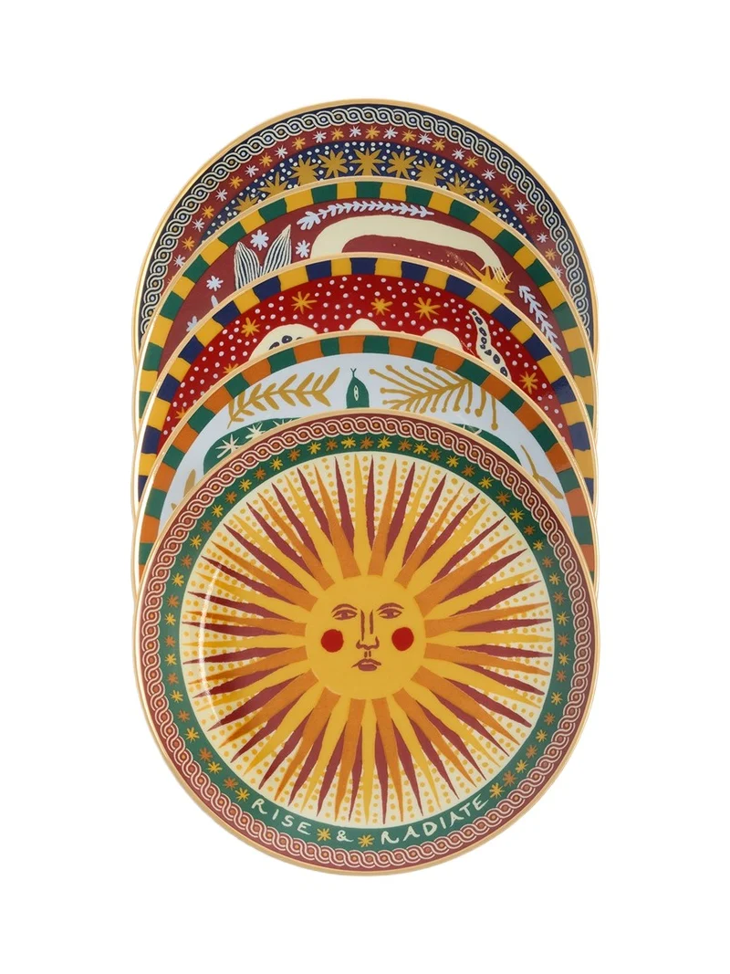 Mini Plates Set of 5 Mini Plates Set of 5
