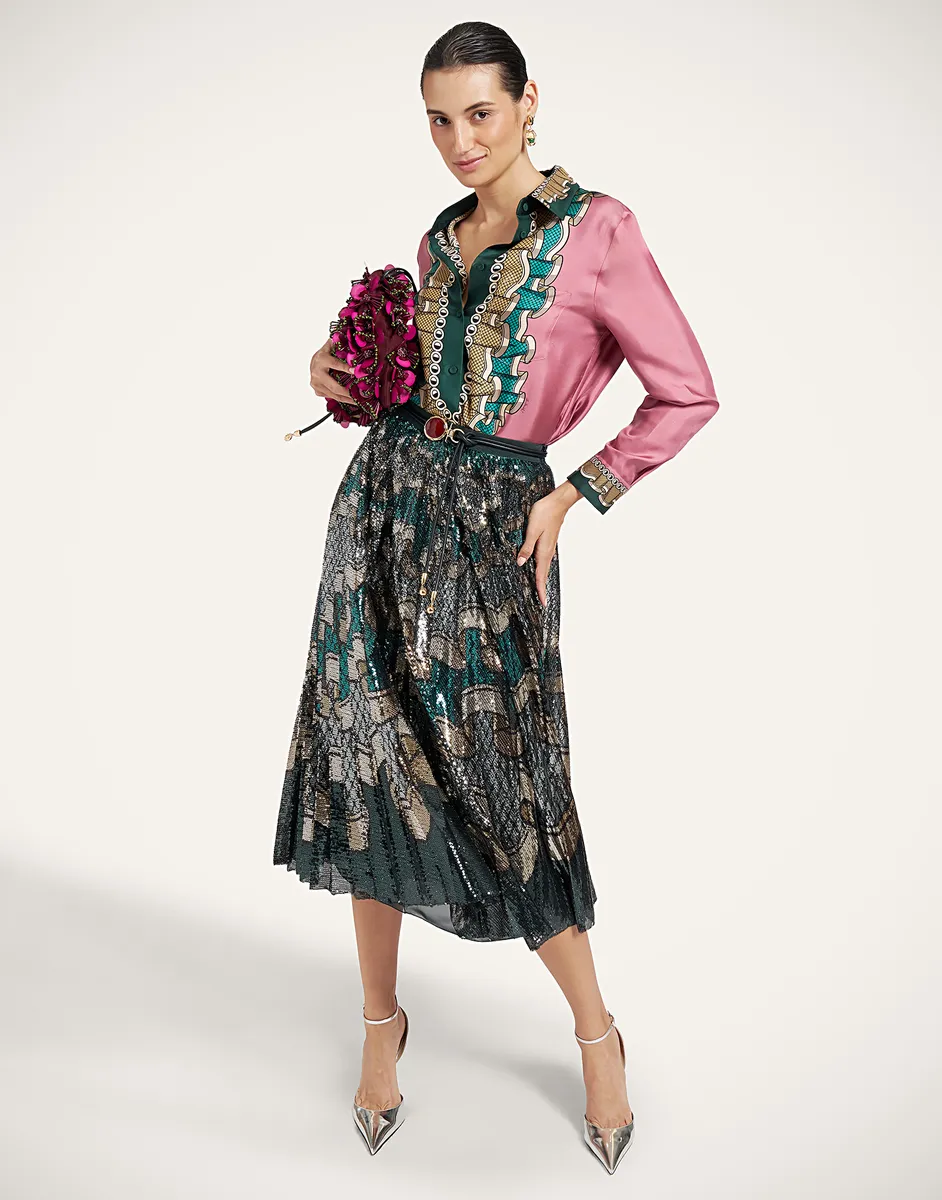 La Double J Accordion Skirt | Thumbnail 4