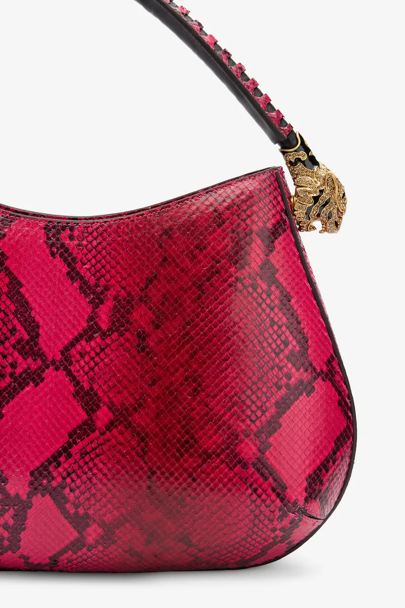 Roberto Cavalli Python-Print Hobo Roar Bag | Thumbnail 4 Roberto Cavalli Python-Print Hobo Roar Bag | Thumbnail 4