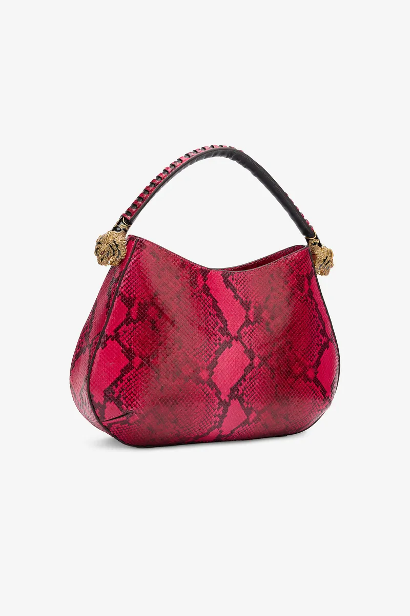 Roberto Cavalli Python-Print Hobo Roar Bag | Thumbnail 5 Roberto Cavalli Python-Print Hobo Roar Bag | Thumbnail 5