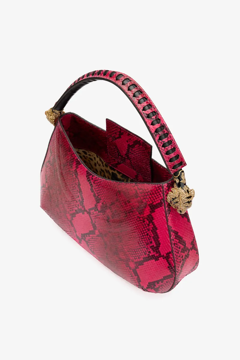Roberto Cavalli Python-Print Hobo Roar Bag | Thumbnail 6 Roberto Cavalli Python-Print Hobo Roar Bag | Thumbnail 6