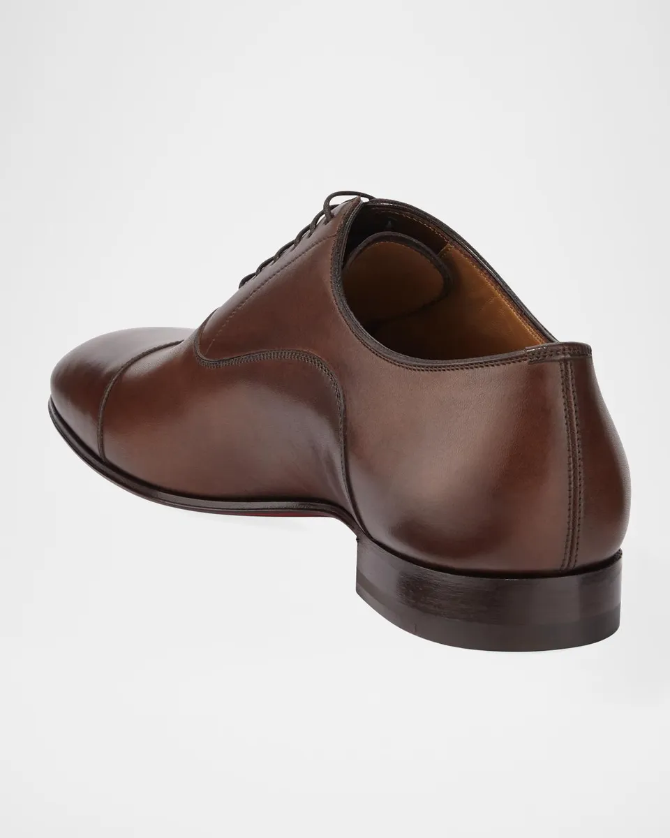 Christian Louboutin Greggo Men's Lace-Up Leather Dress Shoes | Thumbnail 3 Christian Louboutin Greggo Men's Lace-Up Leather Dress Shoes | Thumbnail 3