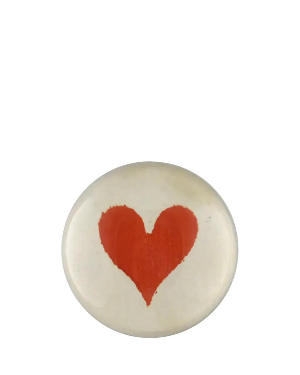 John Derian Heart Dome Paperweight | Thumbnail 2 John Derian Heart Dome Paperweight | Thumbnail 2