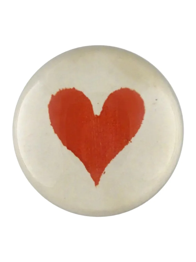John Derian Heart Dome Paperweight