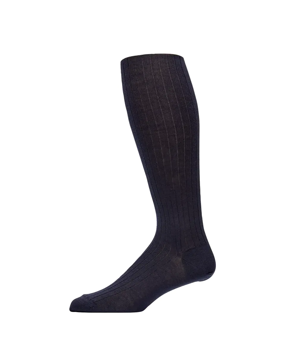 Sozzi Calze Men's Cashmere Silk Over-Calf Socks | Thumbnail 2