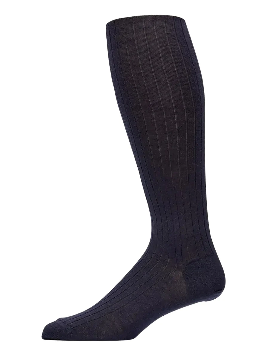 Sozzi Calze Men's Cashmere Silk Over-Calf Socks