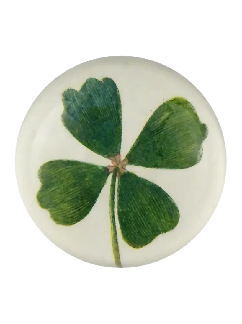 John Derian Clover Dome Paperweight